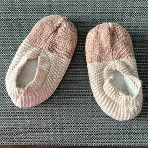 Stars Above Women's Marled Sweater Knit Colorblock Slipper Socks